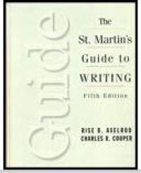 The St. Martin's Guide to Writing 5th Ed