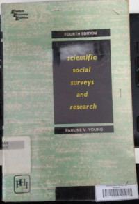 Scientific Social Surveys and Research 4th Ed