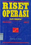Riset Operasi: Suatu Pengantar Jilid 2
