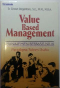 Value Based Management: Manajemen Berbasis Nilai