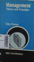 Management: Theory and Principles