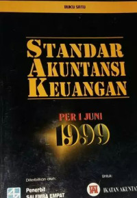 Standar Akuntansi Keuangan Per 1 Juni 1999