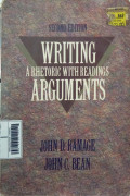 Writing Arguments : A Rhetoric With Readings 2nd Ed