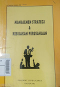 Manajemen Strategi & Kebijakan Perusahaan Ed. 2