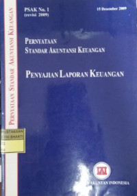 PSAK No 1: Pernyataan Standar Akuntansi Keuangan Penyajian Laporan Keuangan