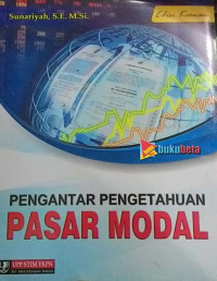 Image of Pengantar Pengetahuan Pasar Modal Ed. 6