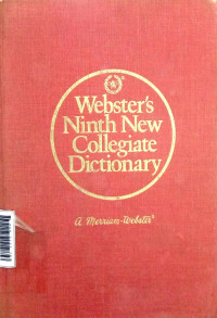 Image of Webster's Ninth New Collegiate Dictionary.