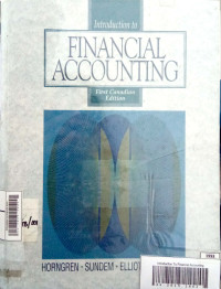 Image of Introduction To Financial Accounting 1st Candian Ed
