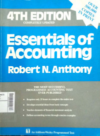 Image of Essentials Of Accounting