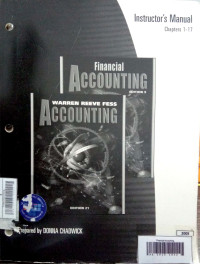 Image of Instructor's Manual To Accompany Accounting, 21e Ch. 1-17 or Financial Accounting, 9e