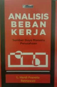 Image of Analisis beban kerja sumber daya manusia perusahaan