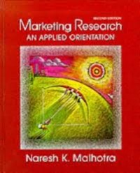 Image of Marketing Research An Applied Orientation 2nd Ed