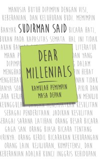 Image of Dear Millennials : Kamulah Pemimpin Masa Depan