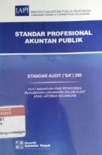 Image of Standar Profesional Akuntan Publik: Standar Audit (