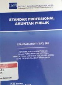 Image of Standar Profesional Akuntan Publik: Standar Audit (