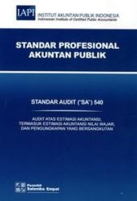 Image of Standar Profesional Akuntan Publik: Standar Audit (