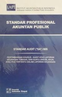 Image of Standar Profesional Akuntan Publik: Standar Audit (