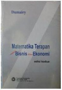 Image of Matematika Terapan untuk Bisnis dan Ekonomi Ed. 2