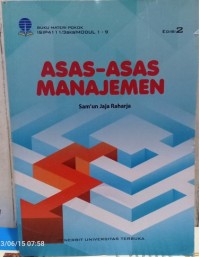 Image of Asas-asas Manajemen