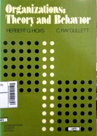 Image of Organizations : Theory And Behavior