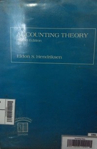 Image of Accounting theory 4th Ed