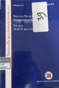 Image of PPSAK No 8: Pernyataan Pencabutan Standar Akuntansi Keuangan Pencabutan PSAK 27 Akuntansi Koperasi