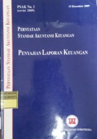 Image of PSAK No 1: Pernyataan Standar Akuntansi Keuangan Penyajian Laporan Keuangan