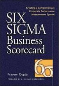 Image of Six Sigma Business Scorecard : ensuring performance for profit