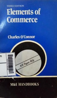Image of Elements Of Commerce 3rd Ed