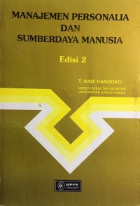 Image of Manajemen Personalia dan Sumberdaya Manusia