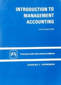 Image of Introduction Management Accounting 5th Ed