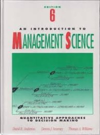 Image of An Introduction to Management Science 6th Ed