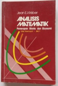 Image of Analisis Matematik: Penerapan Bisnis dan Ekonomi Ed. 4